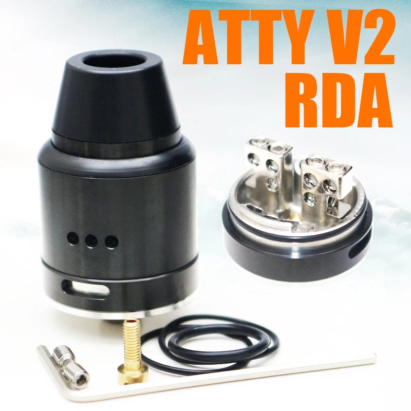 

Adjustable Airflow ATTY V2 RDA Tank for 510 Box Mod Electronic Cigarette