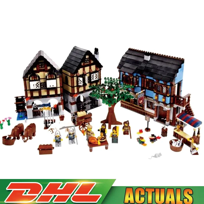 

Lepin 16011 1601Pcs Castle Series The Medieval Manor Castle Set Educational Building Blocks Bricks Model Legoings Toys 10193