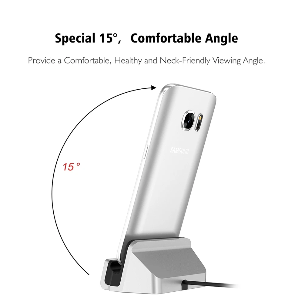 Micro USB Charger Station Dock Mount For Samsung S6 S7 Edge Xiaomi Huawei Android  (6)