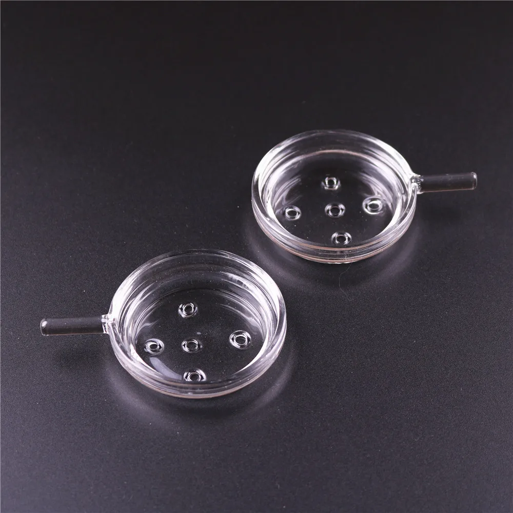 2pcs Hookah Glass Screen Shisha Plate 50MM Charcoal Holder Colas Tray