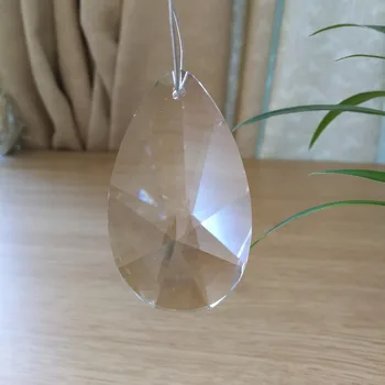 

40pcs 76mm Chandelier Crystals Pendant Lighting Suncatchers Crystal Centerpieces Pear Shape Prism Drop Part For Chandelier