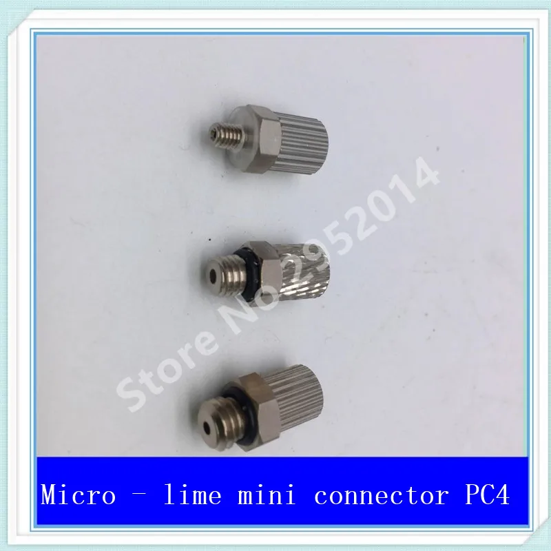 

5PCS Male Thread M3 M4 M5 M6 -Air Tube 3mm 4mm 6mm OD mini Pneumatic Pipe connector screw through Quick Fitting Fast twist joint