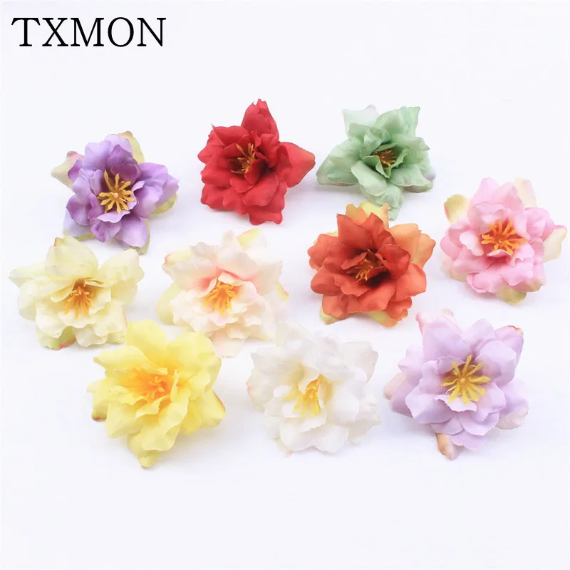 15pcs 5.5cm Small Wild rose Flower Heads DIY Decorative Silk Artificial Flowers For Wedding Home Party Arch Wall Decor 15pcs 5.5cm Small Wild rose Flower Heads DIY Decorative Silk Artificial Flowers For Wedding Home Party Arch Wall Decor