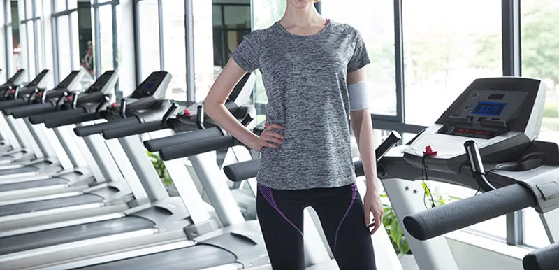 VEAMORS Women Quick Dry Sports Yoga Shirt, Short Sleeve Breathable Exercises Yoga Tops, Gym Running Fitness T-Shirts Sportswear