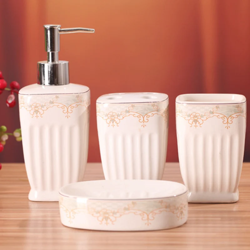 Q-ITAS2201 Brand direct palace style noble and elegant exquisite pattern bathroom four sets of creative home sanitary wares suit Q-ITAS2201 Brand direct palace style noble and elegant exquisite pattern bathroom four sets of creative home sanitary wares suit