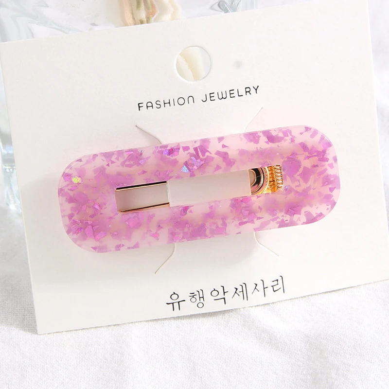 Acetate Hairpins Fashion hair jewelry for women french barrettes Girl Vintage Acrylic Leopard hair pins and clips hair accessory (17)