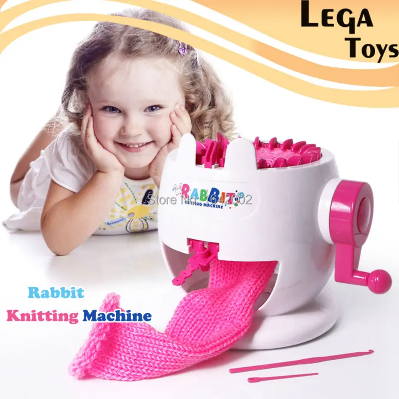 Smart Weaver Knitting Kit Machine for all kids Quick Knit Loom Easy to Use DIY Manual Hats Scarves Children Weaving Loom toys