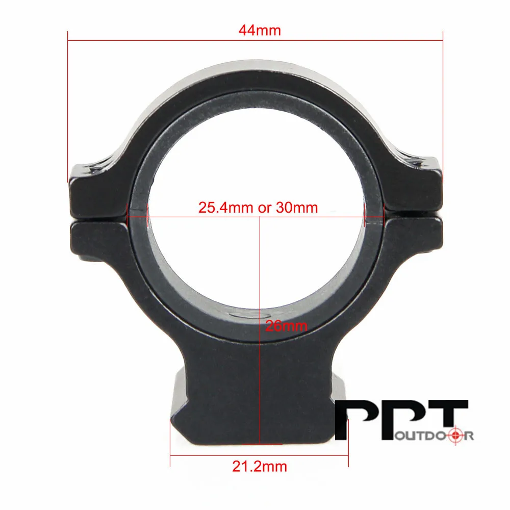 PPT 25,4 мм кольцо для оптического прицела крепление с RMR крепление Red dot пластина PP24-0046