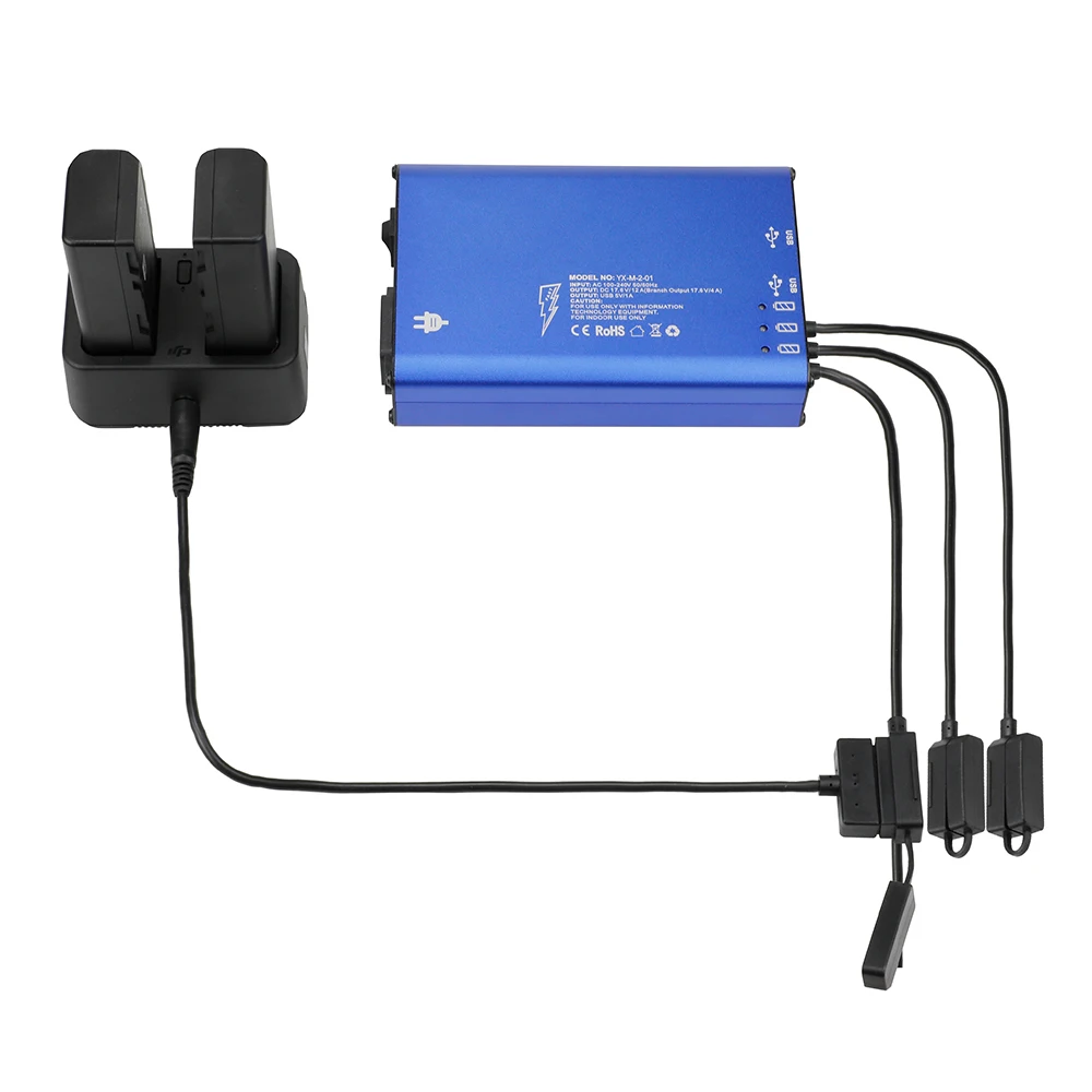 

For DJI Mavic 2 Pro Zoom Charger To DJI Crystalsky 5.5 7.85 Inch Monitor HD Screen Connector Kits Battery Charging Cable Adapter
