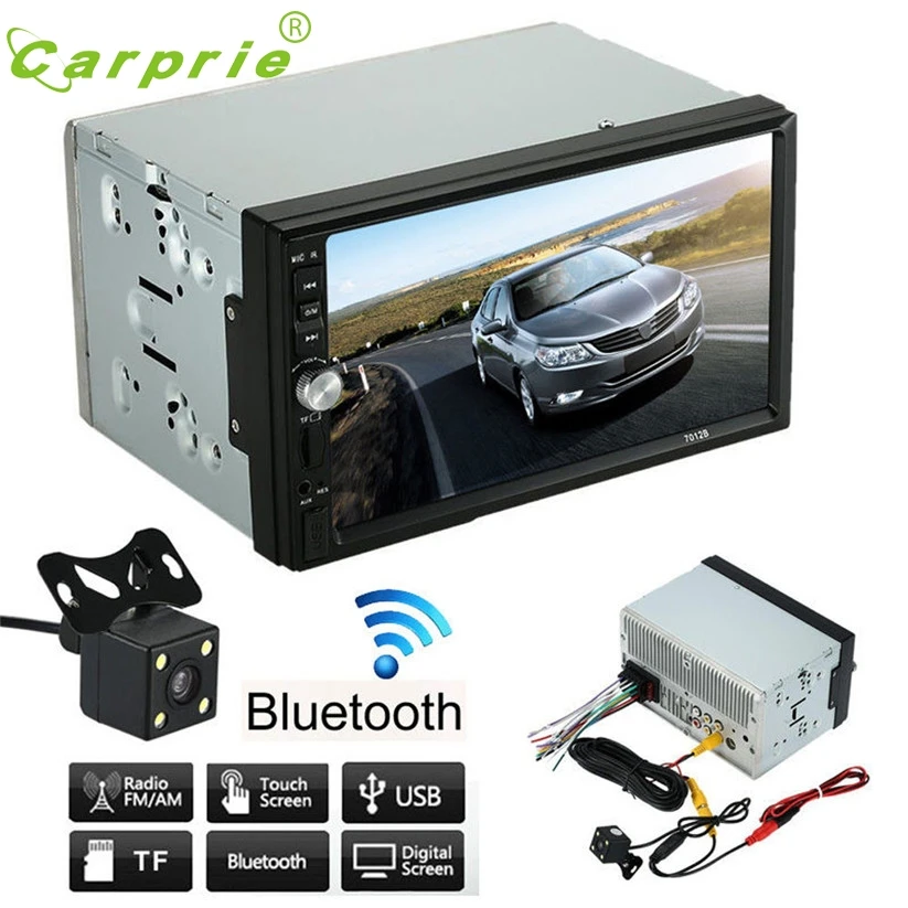 

Double 2 Din Car Stereo MP5 MP3 Player Radio Bluetooth USB AUX + Parking Camera td18 dropship