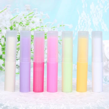 

10Pcs 4g Lipstick Tube Empty Cosmetic Containers Lip Balm Packaging Glue Stick Makeup Travel Bottle DIY Tool Color Container