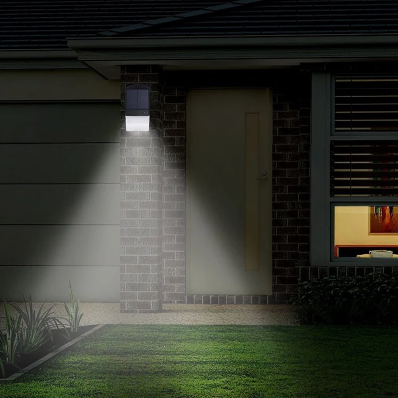 Sensor de Radar Quente e Branco Lâmpada de Luz ao ar Solar à Prova Szyoumy Solar Branco Quente Dim Luz Livre d' Água Preto - Grande Estoque 25 Led 12 Cheap Lâmpadas solares
