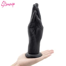 Punho Dildo Realista 3D Desgin Mão Anal Dildo Grande Mão de Pelúcia Plugue Anal Erótico Brinquedos Sexuais Fisting Braço de Sucção para mulheres Lésbicas