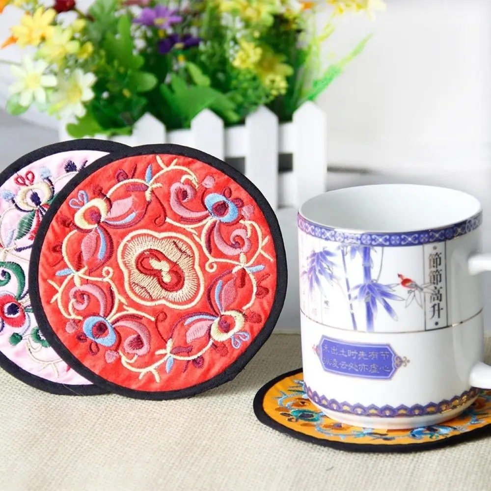 Buy New 2 Pcs Colorful Cute Drink Holder Placemat
