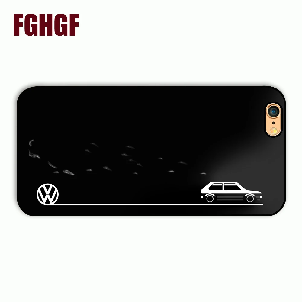 2017 Hot Black VW GOLF MK1 GTI cover case for iPhone 4s 5s se 6s 6Plus