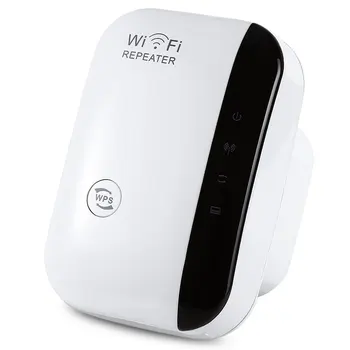 WR03 WiFi Repeater Portable 300Mbps Wireless Router Signal Booster Extender with Wall in Socket Support 2.4GHz WLAN Networks