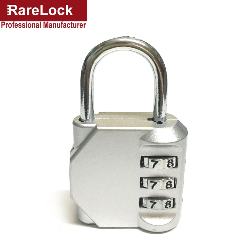Rarelock 50g 3 Group Code Number Combination Safe Locks Padlock Luggage