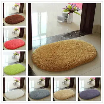 

8 Colors Anti-slip Soft Memory Foam Bath Bathroom Room Floor Multicolor Mat Rug