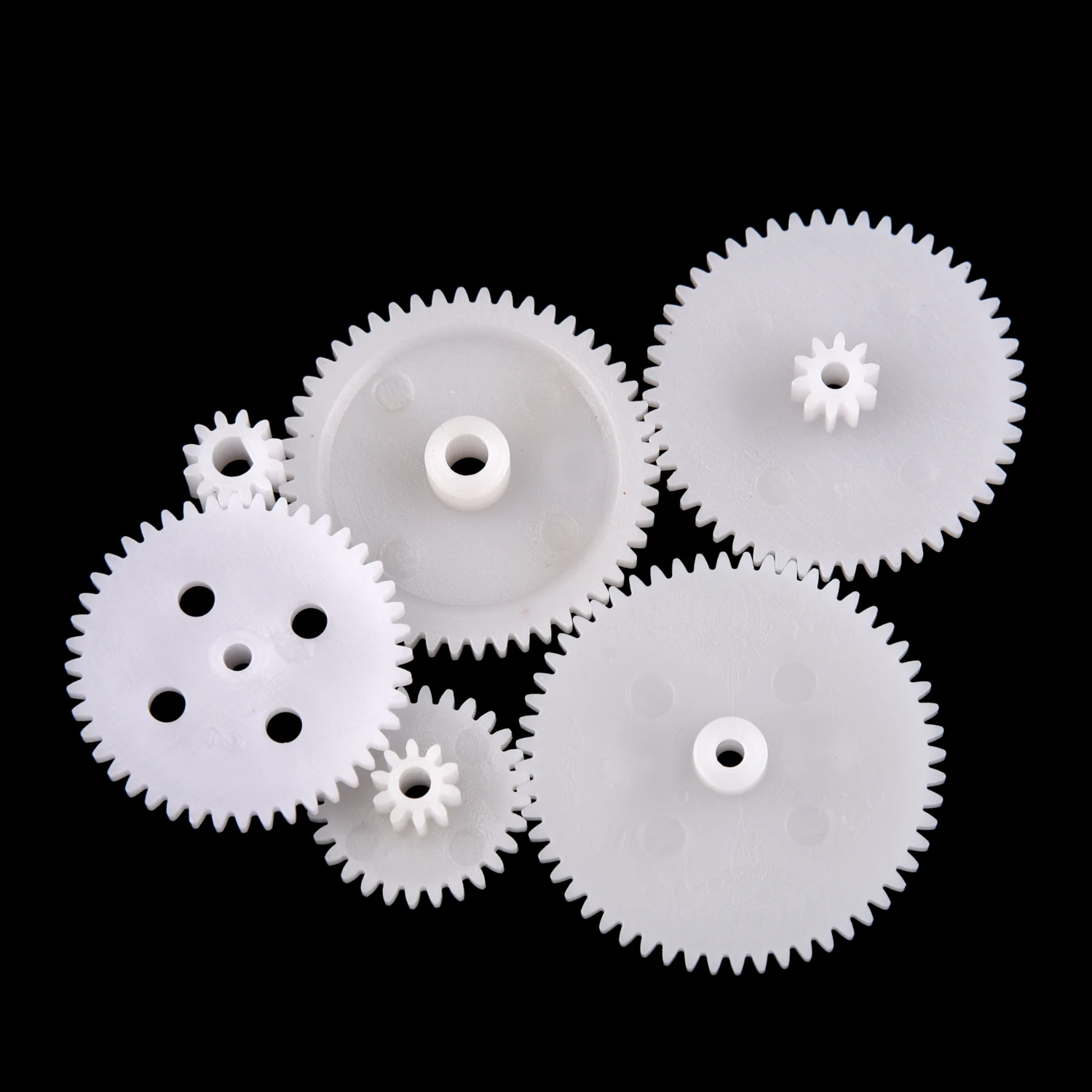 Nuevo estilo 58 estilos engranajes de plástico ruedas Cog todo el módulo 0,5 piezas de Robot DIY necesario
