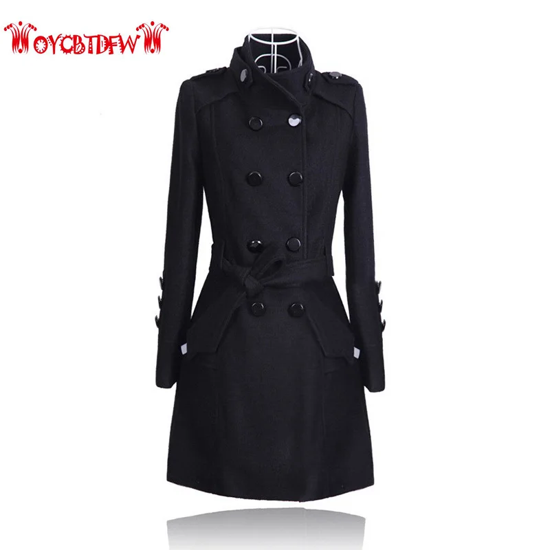Winter Women Outerwear 2018 New Solid Color Large Size Medium...
