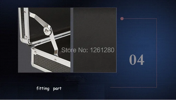 Портативный алюминиевый ящик для инструментов чехол для лекарственного оборудования часть toolcase косметическая коробка инструмент файл коробка упаковка