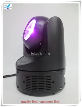 

10/lot Infinite X/Y rotating 60W RGBW mini magic beam rgbw led moving head Spot light