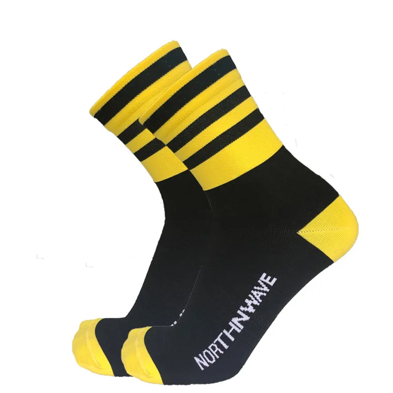 Новые спортивные носки для велоспорта горные дышащие дорожные велосипедные нейлоновые велосипедные Компрессионные носки