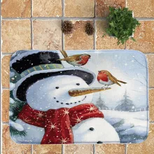 Счастливого Рождества Придверный коврик Рождественское украшение для дома домашний коврик Декор 40x60 см Новогодний подарок дропшиппинг