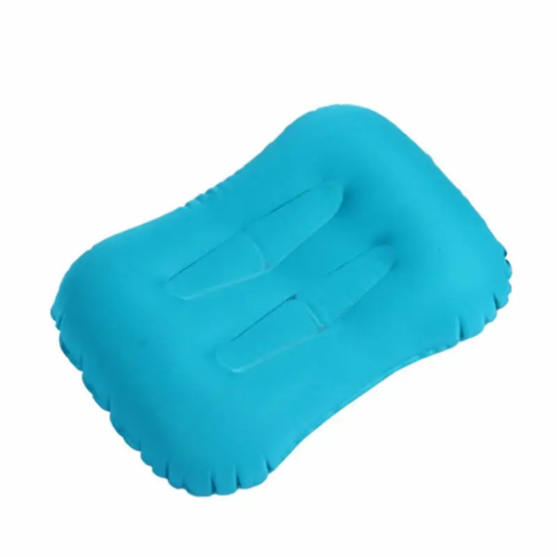 Hoomall надувные u-образные подушки для путешествий на открытом воздухе портативная подушка для шеи путешествия складной медленный отскок пены памяти Поезд Самолет - Цвет: B-sky blue