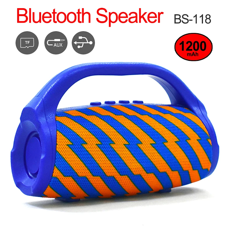 

Portable Wireless Bluetooth Speaker Subwoofer Sound System 3D Stereo Music Surround Speakers with Mic Support TF Card