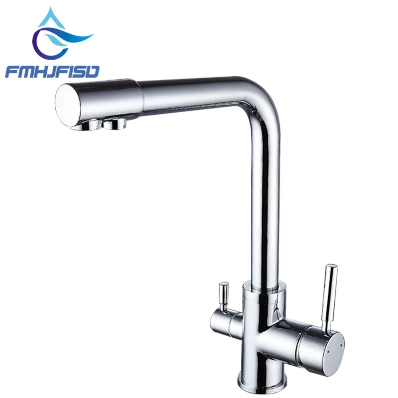 brand new kitchen sink faucet tap pure water filter mixer dual handles chrome finishchina - Kitchen Sink Brands brand new kitchen sink faucet tap pure water filter mixer dual handles chrome finishchina - Kitchen Sink Brands