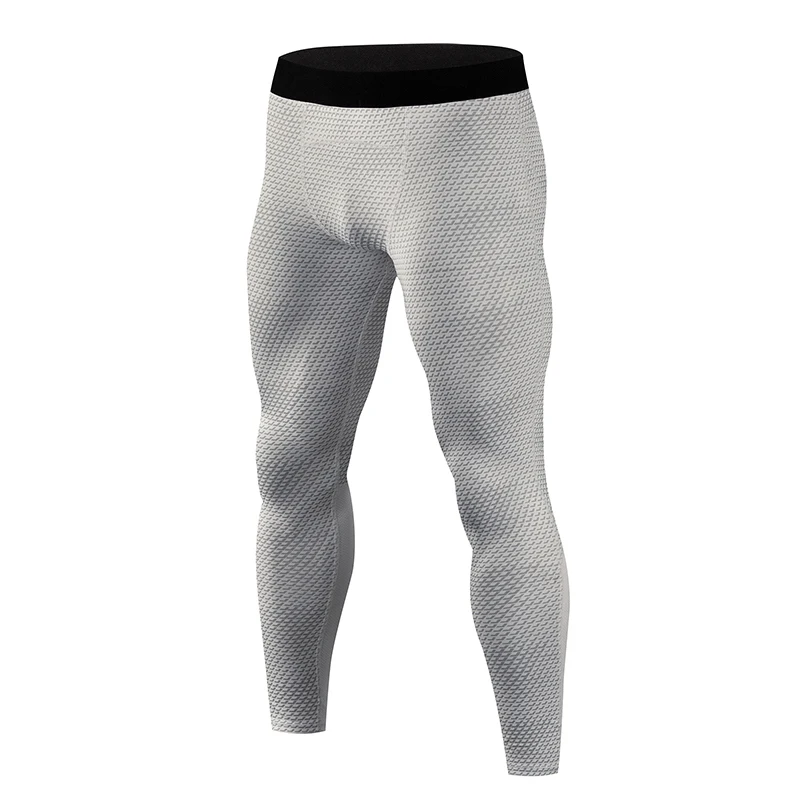 Спортивные штаны для тренажерного зала мужские компрессионные тянущиеся для фитнеса брюки для фитнеса колготки для фитнеса быстросохнущие дышащие брюки для бега - Цвет: 2