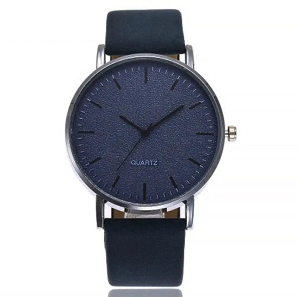 

NEW Simple Women Men Analog Quartz Round Dial Faux Leather Strap Wrist Watch Gift watch women