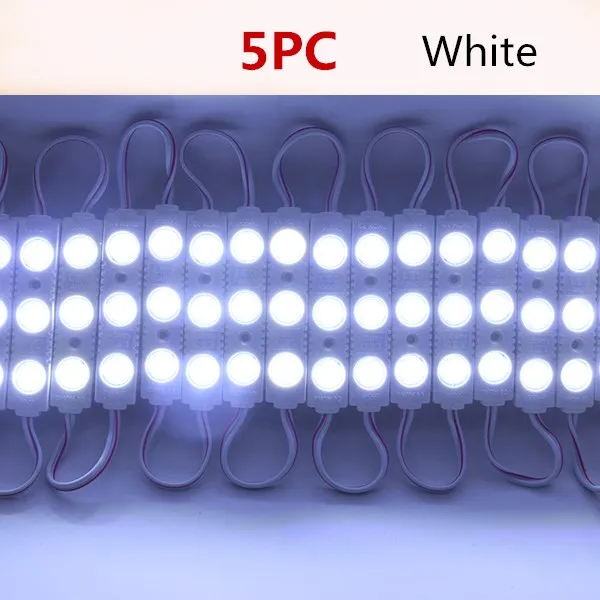 Супер яркий SMD 5054 светодиодный модуль Рекламный дизайн высокое качество светодиодный модуль освещение 3 светодиодный DC12V 1 шт. 5 шт. 10 шт - Цвет: white 5pcs