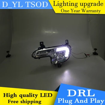 

Car styling For peugeo 508 LED DRL For 508 led daytime running lights High brightness guide LED DRL