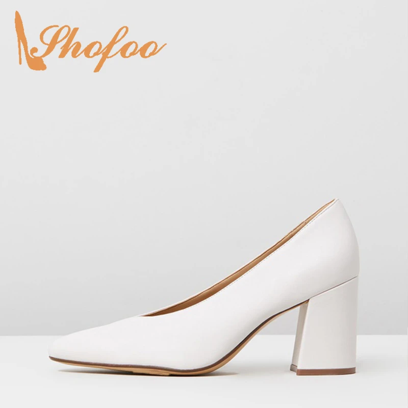 chunky heel pumps size 11