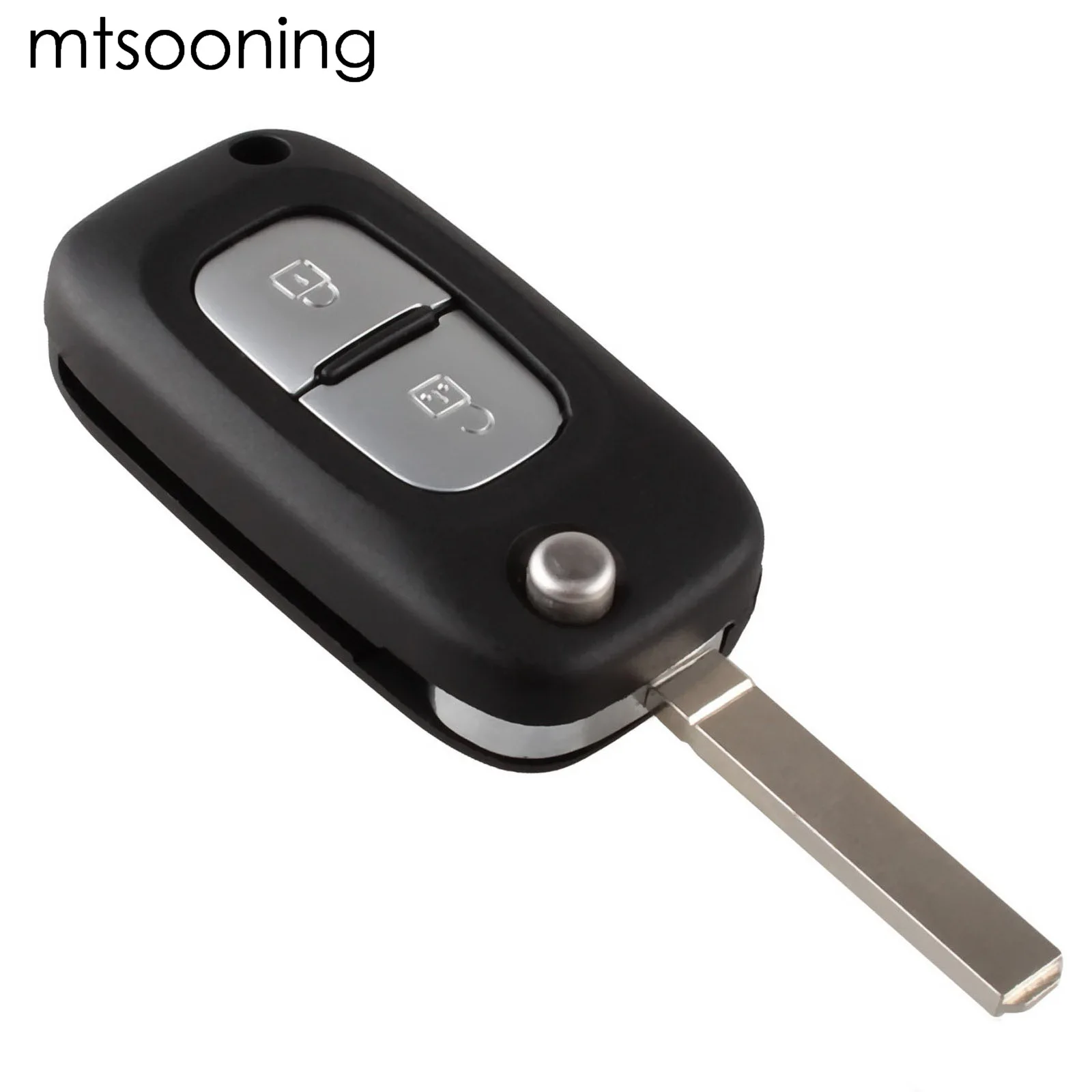 mtsooning 2 Buttons Flip Folding Key Shell Remote Key Case Keyless Fob