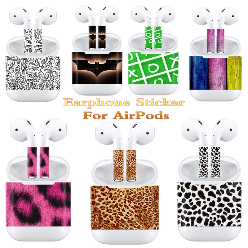 

AirPods skin sticker waterproof scratch-resistant decal 2019 latest wear-resistant color sticker film