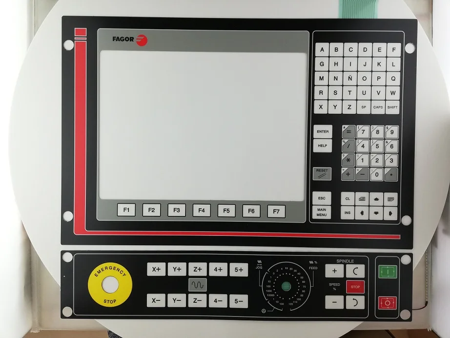 FAGOR 8050 CNC мембранная клавиатура панель для FAGOR MEM 8050(32 K) 00A Серия No.: 17-4064951 CNC ремонт машин, быстрая