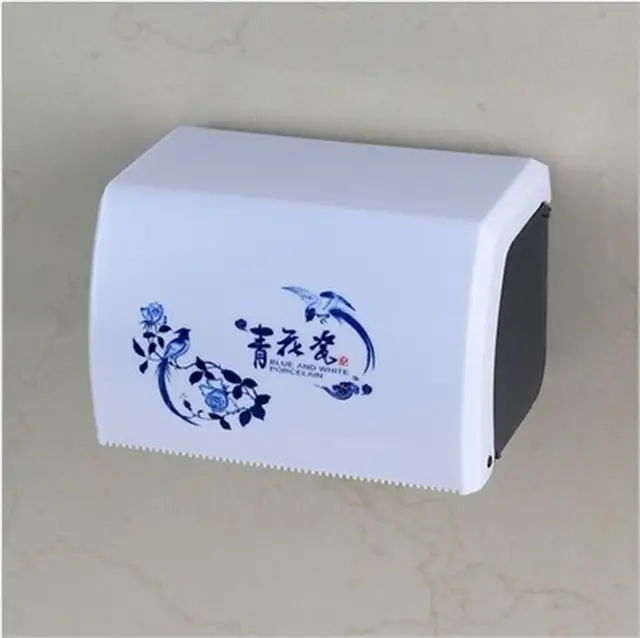 Durable Plastic Toilet Paper Holder Wall Mount Suction Cup Tissue Durable Plastic Toilet Paper Holder Wall Mount Suction Cup Tissue Box Roll Storage Container Bathroom Accessories