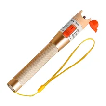 Золотой 10 км красный источник света волокно тестовая ручка 10 мВт Визуальный дефектоскоп совместимый st fc волоконный патч-корд sc