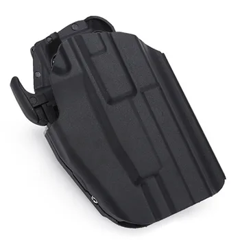 

Tactical Quick Pull Device Pistol Sleeve G17 18 20 21 22 37 Glock Waist Fast Release Gun Holster