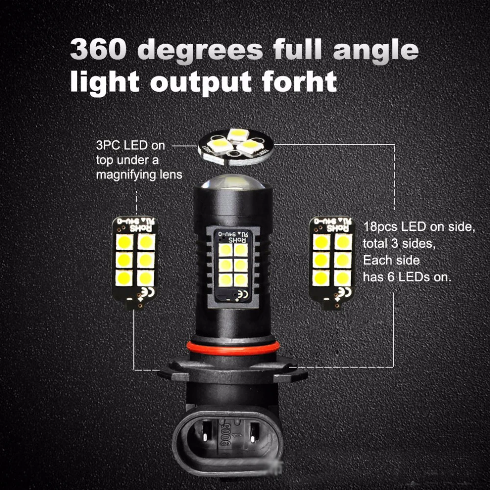 2 шт. светодиодные дневные ходовые огни Canbus 9005 3030 21SMD для VW Polo 2006 2011|Сигнальная
