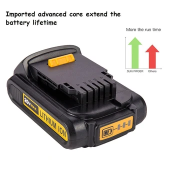 

20V 2000mah Li-ion Rechargeable Battery For Dewalt 20V 2A Battery Replacement Battery For Dewalt Electric Power Tool