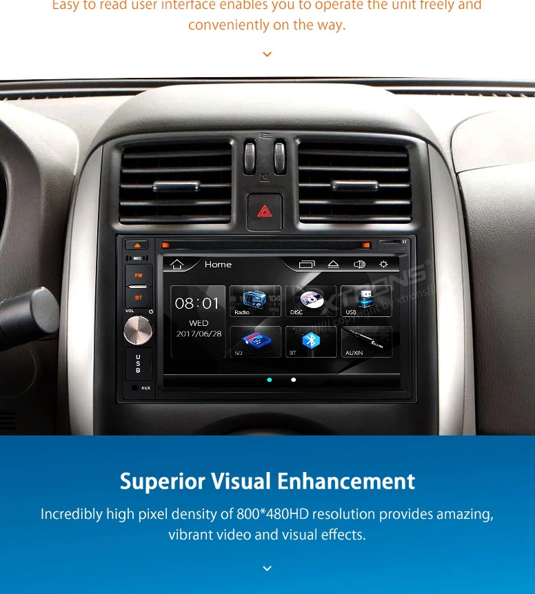 Cheap 6.2" Sensitive Touch Screen Two Din Car DVD 2 Din Car Radio Double Din Car Multimedia Player with Easy to Operate UI 4 Cheap 6.2" Sensitive Touch Screen Two Din Car DVD 2 Din Car Radio Double Din Car Multimedia Player with Easy to Operate UI 4