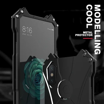 

Batman coque For Xiomi Xiaomi Mi A2 Case Luxury Aluminum Back Cover For Xiaomi Mi6X MiA2 Metal Protective Phone Cases