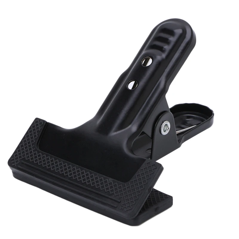 

1pcs New Photo Studio Photography Background Spring Clamp Strong Metal Rubber Coated Clip Dropshipping