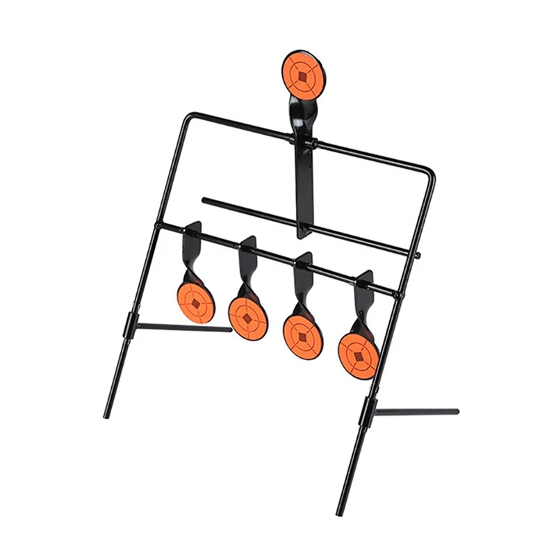 Стрелочные стальные автоматические сброс цели для тренировок в помещении и на улице практики ветра Chime стиль портативные аксессуары для