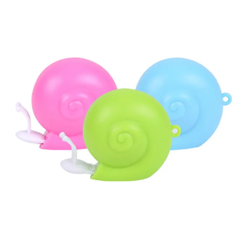 12 шт. Kawaii Улитка Мягкая линейка 3D Мини Лента c животными мера 1 м креативная