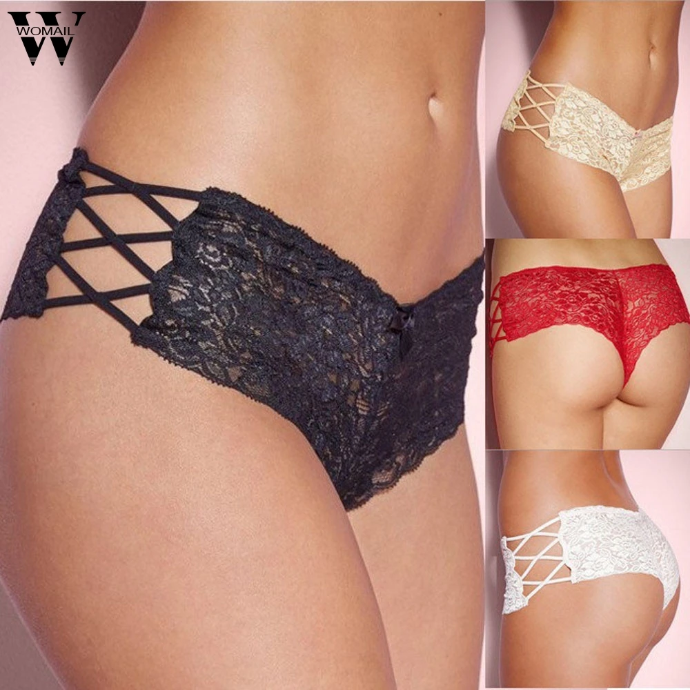 

Lace Panties Women's Briefs Transparent Underwear Sexy Soft Plus Size Erotic Panties Hollow Out Lingerie Low Waist Female